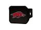 Hitch Cover with University of Arkansas Logo; Cardinal (Universal; Some Adaptation May Be Required)