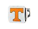 Hitch Cover with University of Tennessee Logo; Chrome (Universal; Some Adaptation May Be Required)