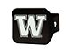 Hitch Cover with University of Washington Logo; Purple (Universal; Some Adaptation May Be Required)