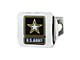 Hitch Cover with U.S. Army Logo; Chrome (Universal; Some Adaptation May Be Required)