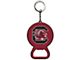 Keychain Bottle Opener with University of South Carolina Logo; Red