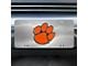 License Plate with Clemson University Logo; Stainless Steel (Universal; Some Adaptation May Be Required)