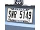 License Plate Frame with Auburn University Logo; Chrome (Universal; Some Adaptation May Be Required)