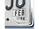 License Plate Frame with Jacksonville Jaguars Logo; Black (Universal; Some Adaptation May Be Required)