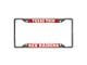 License Plate Frame with Texas Tech University Logo; Chrome (Universal; Some Adaptation May Be Required)