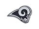 Los Angeles Rams Emblem; Chrome (Universal; Some Adaptation May Be Required)