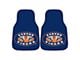 Carpet Front Floor Mats with Auburn University Logo; Navy (Universal; Some Adaptation May Be Required)