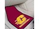 Carpet Front Floor Mats with Central Michigan University Logo; Maroon (Universal; Some Adaptation May Be Required)