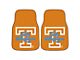 Carpet Front Floor Mats with University of Tennessee Logo; Orange (Universal; Some Adaptation May Be Required)