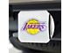 Hitch Cover with Los Angeles Lakers Logo; Chrome (Universal; Some Adaptation May Be Required)