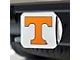 Hitch Cover with University of Tennessee Logo; Chrome (Universal; Some Adaptation May Be Required)