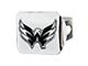 Hitch Cover with Washington Capitals Logo; Chrome (Universal; Some Adaptation May Be Required)