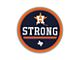 Houston Astros Embossed Emblem; Blue and Orange (Universal; Some Adaptation May Be Required)