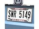 License Plate Frame with Mississippi State University Logo; Maroon (Universal; Some Adaptation May Be Required)