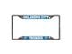 License Plate Frame with Oklahoma City Thunder Logo; Chrome (Universal; Some Adaptation May Be Required)