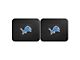 Molded Rear Floor Mats with Detroit Lions Logo (Universal; Some Adaptation May Be Required)