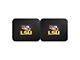 Molded Rear Floor Mats with LSU Logo (Universal; Some Adaptation May Be Required)