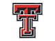 Texas Tech University Embossed Emblem; Red and Black (Universal; Some Adaptation May Be Required)