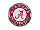 University of Alabama Embossed Emblem; Red (Universal; Some Adaptation May Be Required)