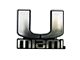 University of Miami Molded Emblem; Chrome (Universal; Some Adaptation May Be Required)