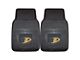 Vinyl Front Floor Mats with Anaheim Ducks Logo; Black (Universal; Some Adaptation May Be Required)