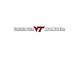 Windshield Decal with Virginia Tech Logo; White (Universal; Some Adaptation May Be Required)