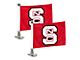 Ambassador Flags with NC State University Logo; Red (Universal; Some Adaptation May Be Required)