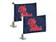 Ambassador Flags with Ole Miss Logo; Navy (Universal; Some Adaptation May Be Required)