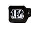 Hitch Cover with Cincinnati Bengals Logo; Black (Universal; Some Adaptation May Be Required)