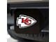 Hitch Cover with Kansas City Chiefs Logo; Red (Universal; Some Adaptation May Be Required)