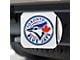 Hitch Cover with Toronto Blue Jays Logo; Chrome (Universal; Some Adaptation May Be Required)