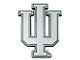 Indiana University Emblem; Chrome (Universal; Some Adaptation May Be Required)