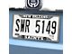 License Plate Frame with New Orleans Saints Logo; Black (Universal; Some Adaptation May Be Required)