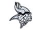 Minnesota Vikings Emblem; Chrome (Universal; Some Adaptation May Be Required)