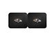 Molded Rear Floor Mats with Baltimore Ravens Logo (Universal; Some Adaptation May Be Required)