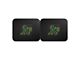 Molded Rear Floor Mats with Oakland Athletics Logo (Universal; Some Adaptation May Be Required)