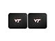 Molded Rear Floor Mats with Virginia Tech Logo (Universal; Some Adaptation May Be Required)