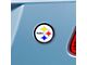 Pittsburgh Steelers Emblem; White (Universal; Some Adaptation May Be Required)