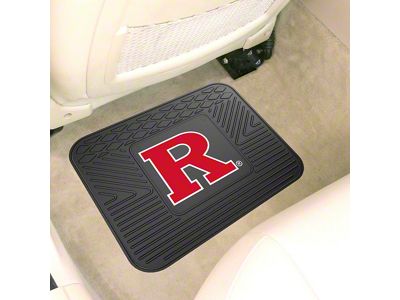 Utility Mat with Rutgers University Logo; Black (Universal; Some Adaptation May Be Required)