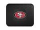 Utility Mat with San Francisco 49ers Logo; Black (Universal; Some Adaptation May Be Required)