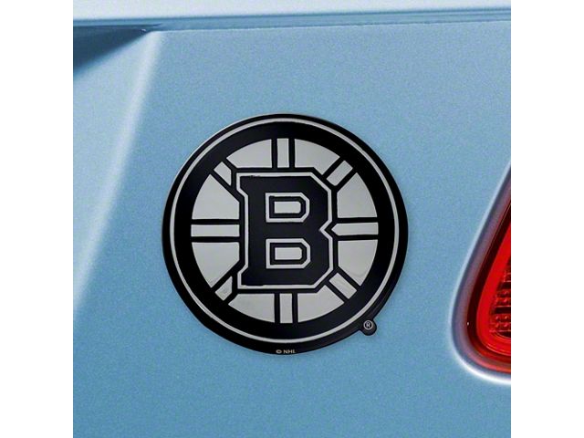 Boston Bruins Emblem; Chrome (Universal; Some Adaptation May Be Required)