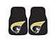 Carpet Front Floor Mats with Anderson South Carolina Logo; Black (Universal; Some Adaptation May Be Required)