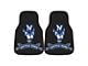 Carpet Front Floor Mats with University of Nevada Logo; Navy (Universal; Some Adaptation May Be Required)