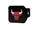 Hitch Cover with Chicago Bulls Logo; Red (Universal; Some Adaptation May Be Required)