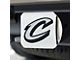 Hitch Cover with Cleveland Cavaliers Logo; Chrome (Universal; Some Adaptation May Be Required)