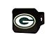 Hitch Cover with Green Bay Packers Logo; Green (Universal; Some Adaptation May Be Required)