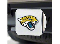 Hitch Cover with Jacksonville Jaguars Logo; Teal (Universal; Some Adaptation May Be Required)