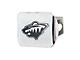 Hitch Cover with Minnesota Wild Logo; Chrome (Universal; Some Adaptation May Be Required)