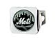 Hitch Cover with New York Mets Logo; Chrome (Universal; Some Adaptation May Be Required)