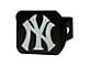 Hitch Cover with New York Yankees Logo; Black (Universal; Some Adaptation May Be Required)